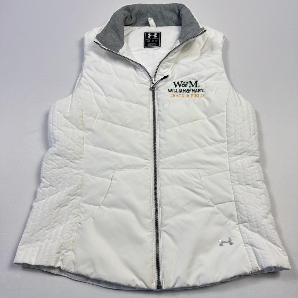 Under Armour William & Mary Tribe Jacket Vest Womens Medium NCAA‎ Track & Field